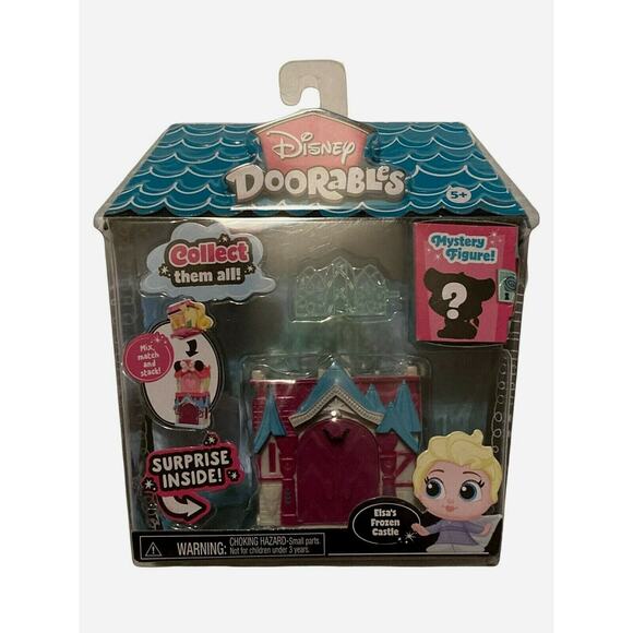 Disney Doorables Elsa's Frozen Castle With Mystery Figure Stackable New NIB - Picture 1 of 3
